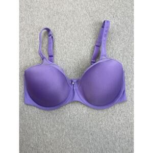 Bali Bra Womens 36DD Purple Stretch One Smooth U Ultra Light Underwire T-Shirt